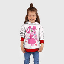 Толстовка-худи детская POPPY PLAYTIME - Mommy long legs - Мамочка длинные, цвет: 3D-красный — фото 2