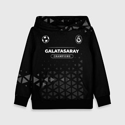 Толстовка-худи детская Galatasaray Форма Champions, цвет: 3D-черный
