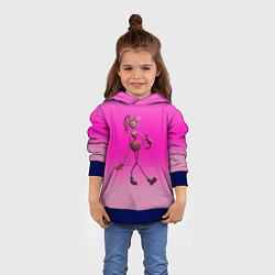 Толстовка-худи детская POPPY PLAYTIME МАМА ДЛИННЫЕ НОГИ, цвет: 3D-синий — фото 2