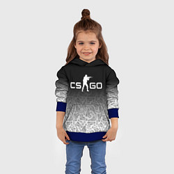 Толстовка-худи детская Контр Страйк паттерн, цвет: 3D-синий — фото 2