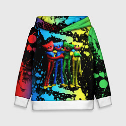 Толстовка-худи детская POPPY PLAYTIME Mini Huggies, цвет: 3D-белый