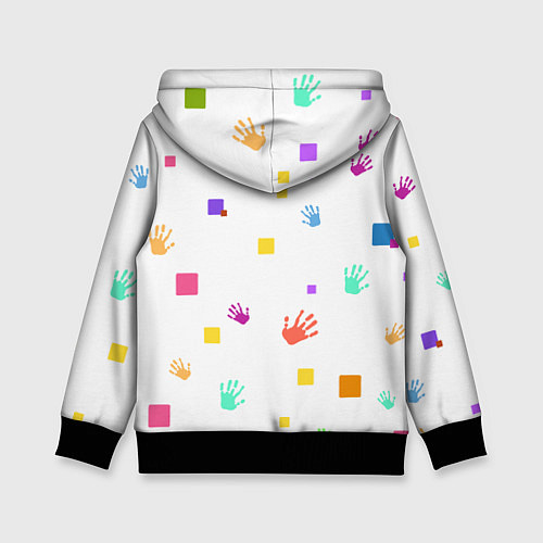 Детская толстовка Мама длинные ноги / 3D-Черный – фото 2