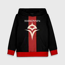 Толстовка-худи детская Dune: Spice Wars раса Harkonnen, цвет: 3D-красный