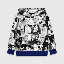 Детская толстовка Клинок рассекающий демонов паттерн