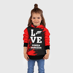 Толстовка-худи детская Forza Horizon Love Классика, цвет: 3D-черный — фото 2