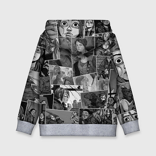 Детская толстовка The last of us comix / 3D-Меланж – фото 2