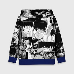 Детская толстовка Токийский гуль паттерн