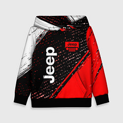 Толстовка-худи детская JEEP - Краска, цвет: 3D-черный