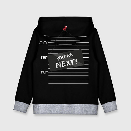 Детская толстовка Злая сиба-ину / 3D-Меланж – фото 2