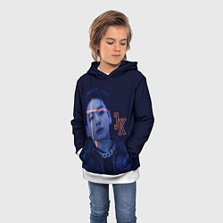 Толстовка-худи детская JUNGKOOK PROOF BTS, цвет: 3D-белый — фото 2