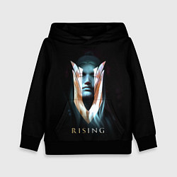 Толстовка-худи детская V rising - вампир, цвет: 3D-черный