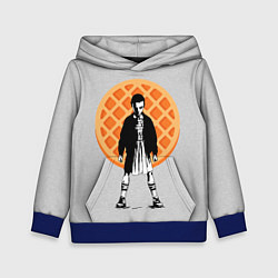 Толстовка-худи детская Eleven Eggo, цвет: 3D-синий