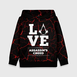 Толстовка-худи детская Assassins Creed Love Классика, цвет: 3D-черный