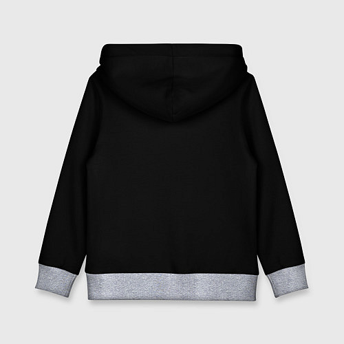 Детская толстовка Скелет скрипач под полной луной / 3D-Меланж – фото 2