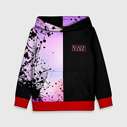 Толстовка-худи детская BLACKPINK HALF COLORS, цвет: 3D-красный