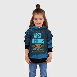Толстовка-худи детская Игра Apex Legends: PRO Gaming, цвет: 3D-черный — фото 2