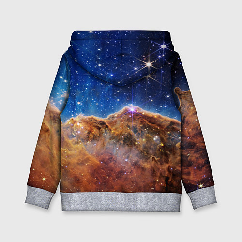 Детская толстовка Туманность Киля фото НАСА / 3D-Меланж – фото 2