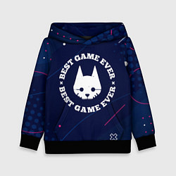 Детская толстовка Символ Stray и надпись Best Game Ever