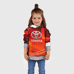 Толстовка-худи детская Toyota Abstraction Sport, цвет: 3D-меланж — фото 2