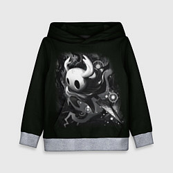 Толстовка-худи детская Hollow Knight рисунок, цвет: 3D-меланж