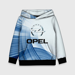 Толстовка-худи детская Opel - logo, цвет: 3D-черный
