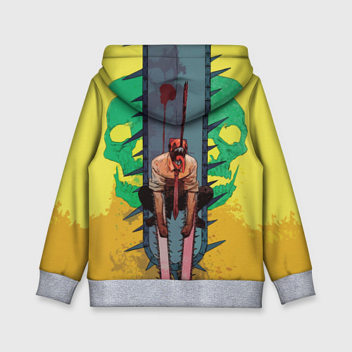 Детская толстовка Человек-бензопила : Дэндзи / 3D-Меланж – фото 2