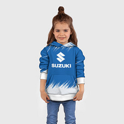 Толстовка-худи детская Suzuki - sport, цвет: 3D-белый — фото 2