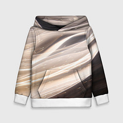 Детская толстовка Абстрактные волны и огни бесконечности