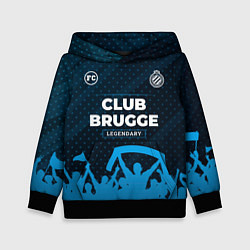 Толстовка-худи детская Club Brugge legendary форма фанатов, цвет: 3D-черный