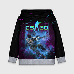 Толстовка-худи детская CS GO - Skin, цвет: 3D-меланж