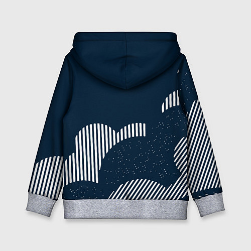 Детская толстовка Nasa облака / 3D-Меланж – фото 2
