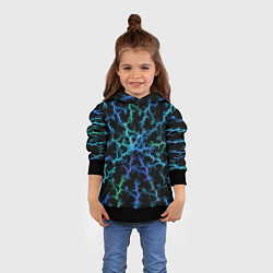 Толстовка-худи детская MOLNYA DYE, цвет: 3D-черный — фото 2