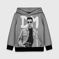 Толстовка-худи детская Dave Gahan - Depeche Mode, цвет: 3D-черный