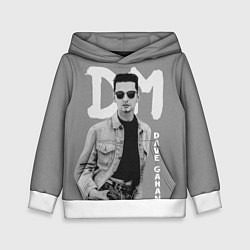 Толстовка-худи детская Dave Gahan - Depeche Mode, цвет: 3D-белый