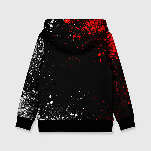 Детская толстовка Маска Они - Киберпанк 2077 - Samurai / 3D-Черный – фото 2