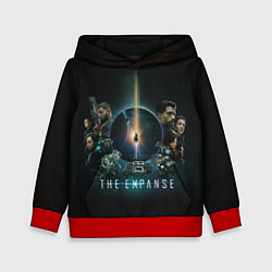 Толстовка-худи детская The Expanse арт, цвет: 3D-красный