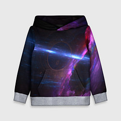 Толстовка-худи детская Принт Deep космос, цвет: 3D-меланж