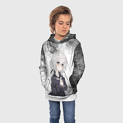 Толстовка-худи детская Junko Konno - Зомбилэнд Сага Месть, цвет: 3D-белый — фото 2