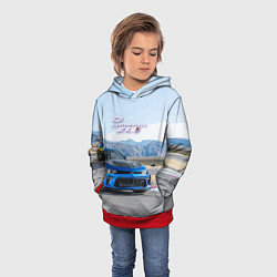 Толстовка-худи детская Chevrolet Camaro ZL 1 - Motorsport, цвет: 3D-красный — фото 2