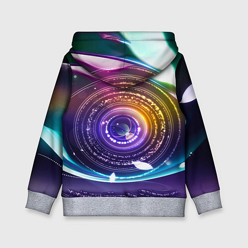 Детская толстовка Глаз Вселенной / 3D-Меланж – фото 2