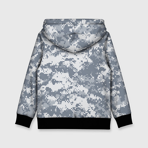 Детская толстовка UCP камуфляж США / 3D-Черный – фото 2