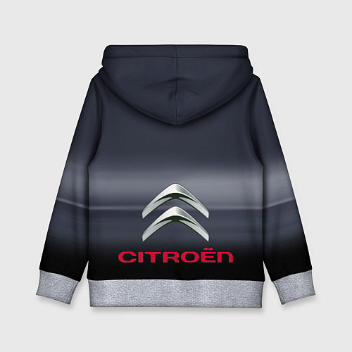 Детская толстовка Citroen - Racing team - Motorsport / 3D-Меланж – фото 2
