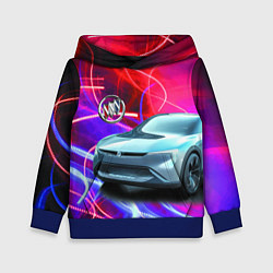 Толстовка-худи детская Buick Electra - Concept, цвет: 3D-синий