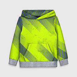 Толстовка-худи детская Green sport style, цвет: 3D-меланж