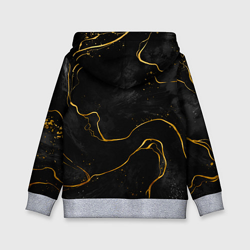Детская толстовка Gold Porsche / 3D-Меланж – фото 2