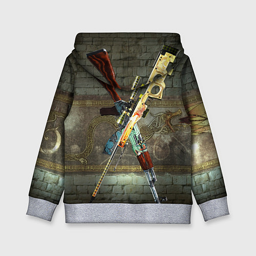 Детская толстовка Скины кс го / 3D-Меланж – фото 2