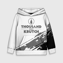 Толстовка-худи детская Thousand Foot Krutch логотип, цвет: 3D-белый