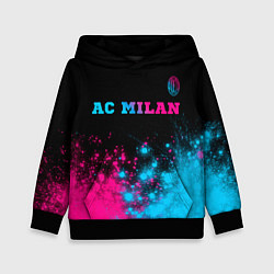 Детская толстовка AC Milan - neon gradient: символ сверху