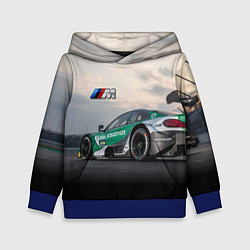 Толстовка-худи детская BMW M Power - Racing team - Motorsport, цвет: 3D-синий