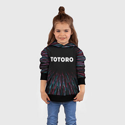 Толстовка-худи детская Totoro infinity, цвет: 3D-черный — фото 2